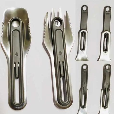 êkö Ti-Ultra: 3-in-1 Portable Cutlery for your next camping trip - The Techblast Camping Cookware, Plastic Cutlery, Outdoor Products, Outdoor Picnic, Outdoor Picnics, Camping Trip, Favorite Food, Cutlery Set, Food Design