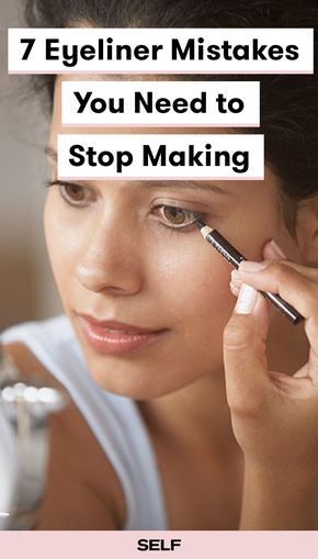 Applying Eyeliner, How To Do Eyeliner, Makeup Tips For Older Women, Makeup For Older Women, Makeup Mistakes, How To Apply Eyeliner, Eyeliner Tutorial, Diy Beauty Hacks, Beauty Makeup Tips