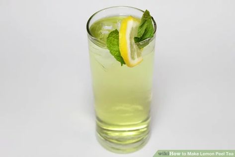 Fat Flush, Homemade Tea, Lemon Tea, Lemon Peel, Flavored Water, Tea Blends, Mint Leaves, Non Alcoholic Drinks, Fresh Lemon Juice