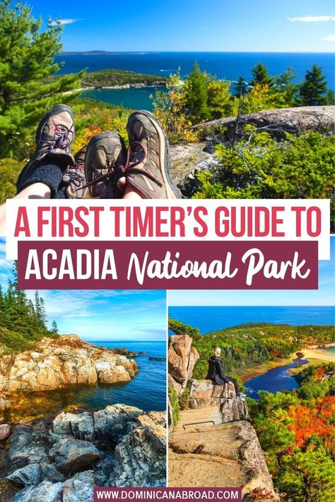 A First Timer’s Guide to Acadia National Park Best Time To Visit Acadia National Park, Packing For Acadia National Park, Road Trip To Acadia National Park, 2 Days In Acadia National Park, Camping Acadia National Park, Acadia National Park Hiking Outfits, Under Canvas Acadia, Acadia National Park October, Acadia National Park Packing List