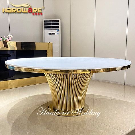 Cake Table Backdrop, Round Wedding Tables, Round Table Sizes, Buy Dining Table, Dining Table Design Modern, Stainless Steel Chair, Round Dining Table Modern, Round Dining Table Sets, Wedding Furniture