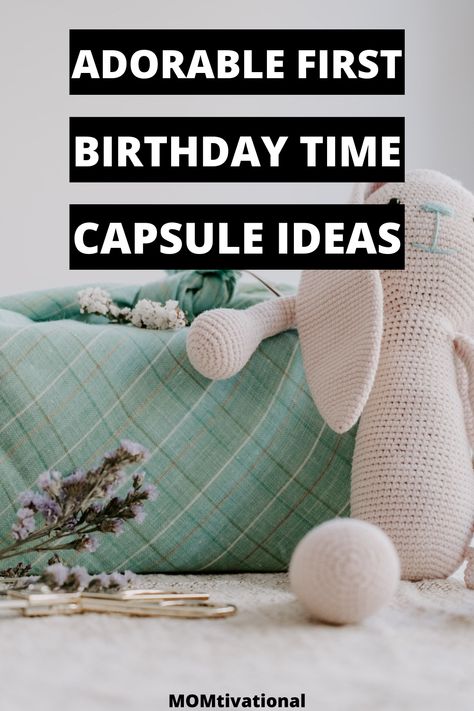 Omg! These first birthday time capsule ideas are so good!! I am so excited for my baby's first birthday party and preparing this unique gift Baby Time Capsule Ideas 1st Birthdays, First Birthday Time Capsule Ideas, Birthday Time Capsule Ideas, Time Capsule Ideas, Time Capsule First Birthday, Birthday Questions, Baby Time Capsule, First Birthday Time Capsule, Bday Themes