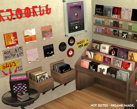 Sims 4 Cc Games Room, Sims 4 Cc Posters Lana Del Rey, Sims 4 Cc Wall Art Decor, Sims 4 Vinyl Records, Sims 4 Records Cc, Art Room Sims 4 Cc, Sims 4 Cc Album Covers, Sims Music Cc, Sims 4 Cc Gamer Chair