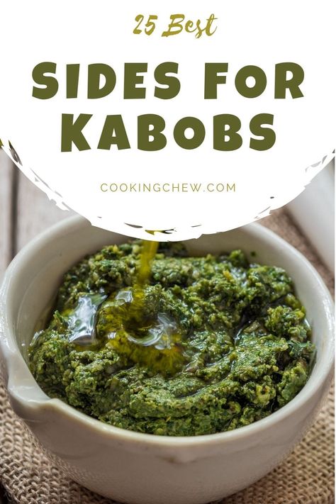 Are you planning to make Kabobs as a main course this weekend? We have a great list of sides for kabobs to inspire you! What To Serve With Chicken Kabobs, Side For Kabobs, Rice For Kabobs, Sides For Chicken Skewers, Kabob Dinner Sides, Sides For Chicken Kabobs, Side Dish For Kabobs, Shish Kabobs Sides Dishes, Sides For Kabob Dinner