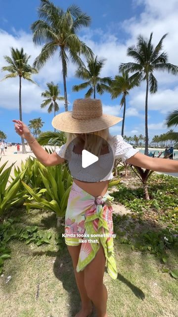 Monica D 🌺 Hawaii 🏖 Beach on Instagram: "Would you wear it ? * I love using this coconut buckle with my sarong creations , it adds a fun little detail . This little skirt makes a great and very easy to make beach or pool cover up . You can throw it on and easily go to lunch ! * Comment BEACH for all the links! • • • • #summeroutfits #summeroutfitideas #fashionhacks #vacationoutfits #sarongoutfits #sarong" Sarong Buckle, Hawaiian Skirt, Hawaii Beaches, Pool Cover, Beach Vibes, Beach Vibe, Vacation Outfits, Sarong, Wear It