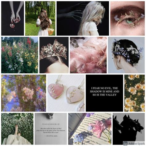 It's lovely to meet you daughters of Persephone! This is your forte. P.S all rights go to me. Child Of Persephone Aesthetic, Children Of Persephone, Daughter Of Persephone Aesthetic, Persephone Core, Daughter Of Persephone, Persephone Aesthetic, Flower Maiden, Persephone Greek Goddess, Pjo Oc