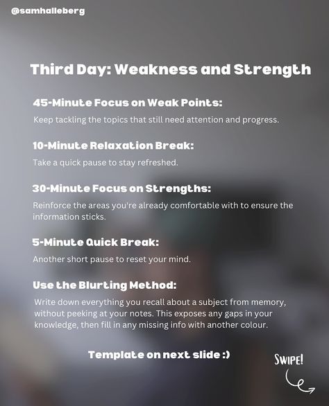 Are you short on time before your exam? Don’t worry, this is a plan that has gotten me trough some rough cramming sessions :) This is perfect to save for later if you’re ever in this situation! I recommend starting to study at least a week before your exam but sometimes it’s just not possible 🤍 How long before exams do you study? Follow @academicstudying for more! #studygram #studyhacks #studytips #exams #studying How To Study For Finals, Study For Finals, Before Exam, How To Study, Study Plan, Save For Later, School Hacks, To Study, One Week