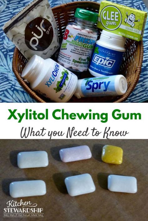 Xylitol chewing gum can actually help your teeth! Check out the research and great reviews of which brands are the best for flavor, packaging, and texture. #gum #chewinggum #xylitol Xylitol Benefits, Teeth Cleaning Routine, Chewing Gum Brands, Xylitol Gum, Gum Brands, Healthy Brands, Dental Decay, Mint Gum, Teeth Whitening Diy