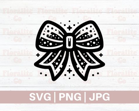 Cheerleading Svg, Vinyl Decal Projects, Bow Image, Printing Stickers, Bow Clipart, Bow Vector, Bow Svg, Shirts Pillows, Cheer Bow