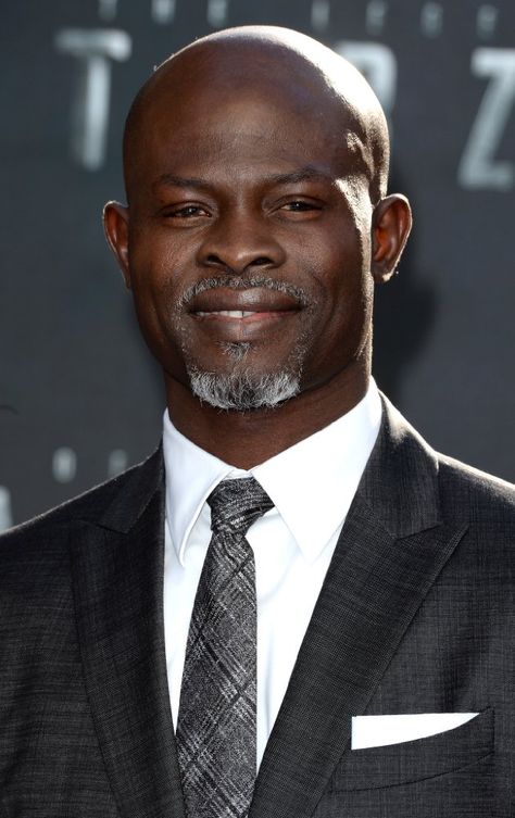 Fedor Castilla Cj San Andreas, Beard Styles For Black Men, African Actors, Djimon Hounsou, Chocolate Men, Black Entertainment, Black Actors, Bald Men, Black Hollywood