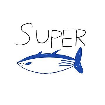 Bluefin Tuna Tattoo, Super Tuna Jin, Super Tuna Seokjin Wallpaper, Tuna Illustration Design, Super Tuna Shirt, Jin Super Tuna, Super Tuna Seokjin, Easy Hair Drawings, Super Tuna