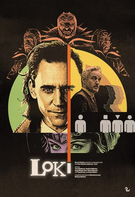 Loki Show Poster, Loki Poster Art, Loki Series Poster, Tva Loki Fan Art, Marvel Graphic Design, Loki Widget, Loki Collage, Loki Poster, Loki Aesthetic