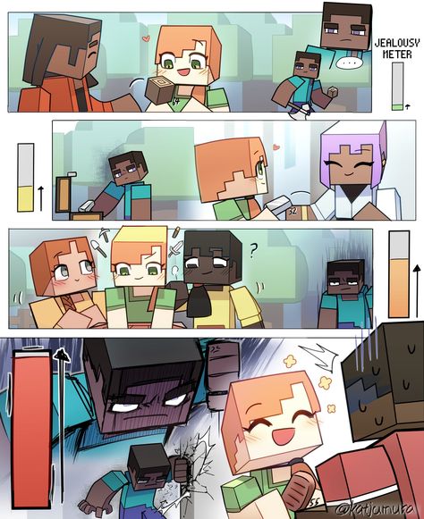 𝐀𝐑𝐓𝐈𝐒𝐓: りぶ @katjamura On X Twitter | #Minecraft #Minecraftfanart #Steve #Alex Alex Minecraft, Minecraft Fanart, Minecraft Comics, Minecraft Video Games, Minecraft Drawings, Minecraft Pictures, Minecraft Steve, Minecraft Anime, Minecraft Wallpaper