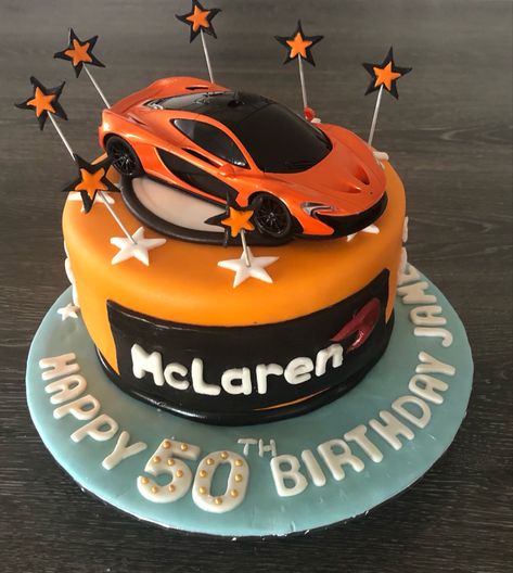 Sports Car Birthday Cake, Mclaren Birthday Cake, Sports Car Cake, Lamborghini Cake, Cake Designs For Boy, Cars Birthday Cake, Race Car Birthday Party, Ramadan Lantern, Race Car Birthday