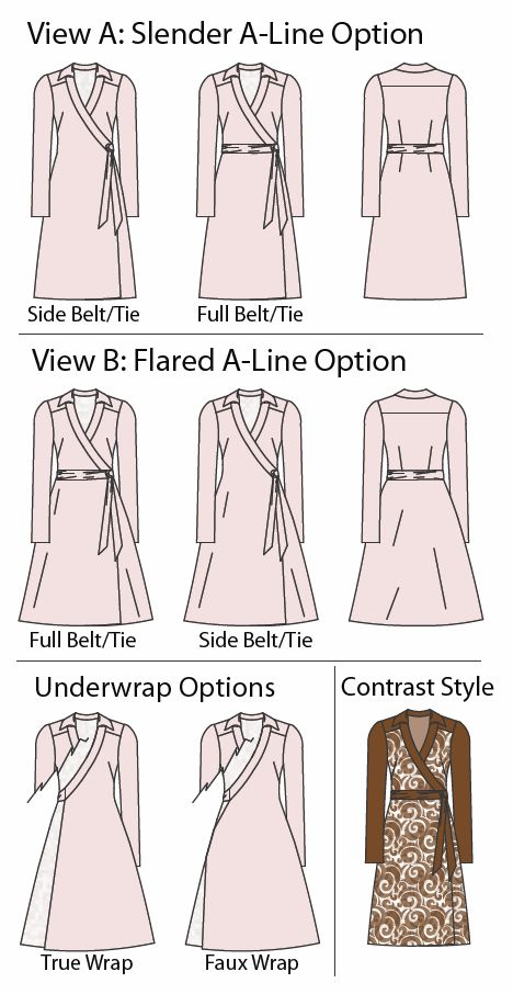 I believe I can sew...: My first wrap dress ever - #107 Claire from PatternReview Crossover Dress Pattern, Orchestra Dress, Korean Sewing, Dress Sewing Patterns Free, Wrap Dress Pattern, Dresses Sewing, Dress Fabrics, Jersey Wrap Dress, Wrap Dresses