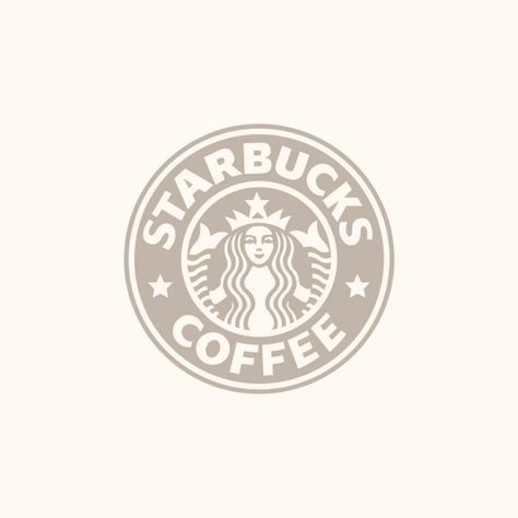 Starbucks Aesthetic Logo, App Icon Starbucks, Coffee App Icon, Starbucks App Icon, Starbucks Icon, Starbucks Wallpaper, Winter App, Brown Icons, Shortcut Icon