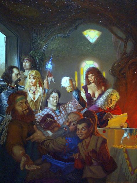 Dragonlance artwork. Dragonlance Characters, Dragonlance Chronicles, Dragonlance Art, Dragon Lance, Fantasy Adventurer, Fantasy Genre, Fantasy Words, Advanced Dungeons And Dragons, Dungeons And Dragons Art