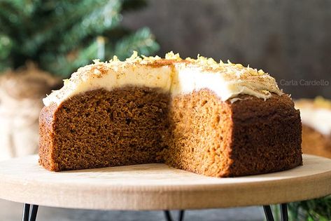 This small 6 Inch Gingerbread Cake recipe made from scratch without cake mix is a moist and fluffy cake that tastes like Christmas in every bite. Small Cake Recipes, Cakes For Two, Cake For Two Recipe, 6 Inch Cake, Gingerbread Cake Recipe, Small Batch Baking, Fluffy Cake, Single Serve Desserts, Small Cakes