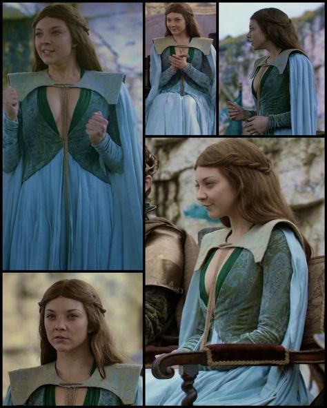 House Tyrell Outfit, House Tyrell Dress, Game Of Thrones Kings Landing, Tyrell Dress, Daenerys Targaryen Outfits, Fantasy Attire, Game Of Thrones King, Roses Growing, Game Of Thrones Dress