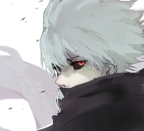 The one-eyed king An Anime, White Hair, Tokyo Ghoul, Anime Character, Tokyo, Tumblr, Red, Hair, Anime