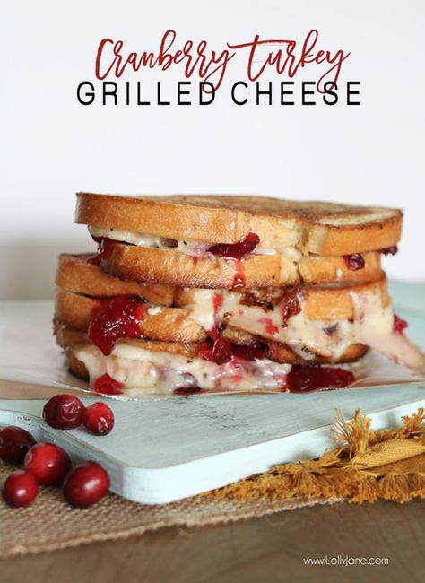 Shabbilicious Friday and Christmas link party #246 - Shabby Art Boutique Turkey Grilled Cheese, Cranberry Sandwich, Turkey Grilled, Sandwich Healthy, Cranberry Turkey, Turkey Cranberry, Roast Beef Sandwich, Leftover Recipes, Thanksgiving Leftover Recipes