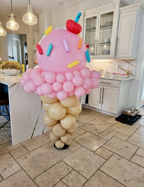 Sweet One First Birthday Balloon Arch, Heres The Scoop First Birthday, 2 Scoops Are Better Than 1 Birthday Party, Ice Cream And Donuts Birthday Party, Candy Balloon Arch, Three Scoops Of Fun Birthday Party Ideas, Sweet One Balloon Arch, Ice Cream Balloon Garland, Ice Cream Balloon Arch