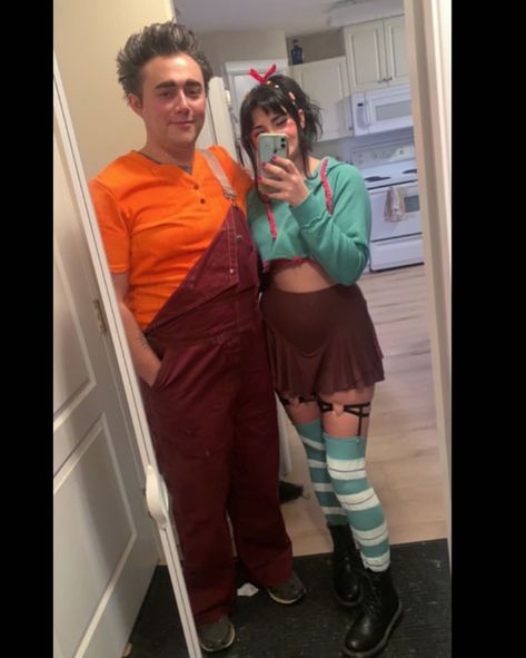 Couples costume, wreck it Ralph couples costume, vannelope von Schweetz costume Wreck It Ralph Vanellope Cosplay, Penelope And Wreck It Ralph Costume, Wreck It Ralph Couple Costumes, Vanellope Halloween Costume, Vanelope Von Sweet Costume, Venelope Von Schweetz Cosplay, Penelope Von Schweetz Costume, Wreck It Ralph And Vanellope Costume, Penelope Wreck It Ralph Costume