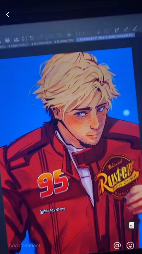 Lightning Mcqueen Human Fanart, Lighting Mcqueen Human, Human Lightning Mcqueen, Lightning Mcqueen Human, Lightning Mcqueen Fanart, Im Thirsty, 80 Cars, Cars Cartoon Disney, Cars Fanart