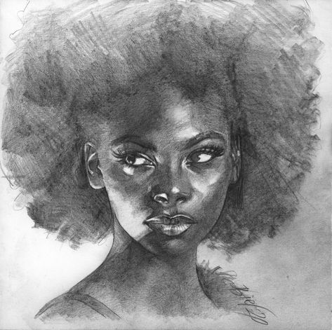 Drawing Dragon, Black Art Painting, Afrocentric Art, Charcoal Art, Portrait Sketches, Black Art Pictures, Art Drawings Sketches Creative, Afro Art, Charcoal Drawing