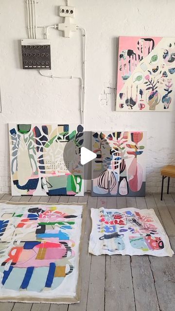 Katie Straus on Instagram: "Abstract flower paintings - Old ones, new ones, and one that I can't seem to figure out :)" Abstract Flower Paintings, Abstract Flower Painting, Flower Paintings, Abstract Flower, Old Ones, Abstract Flowers, Flower Painting, Paintings, Canning