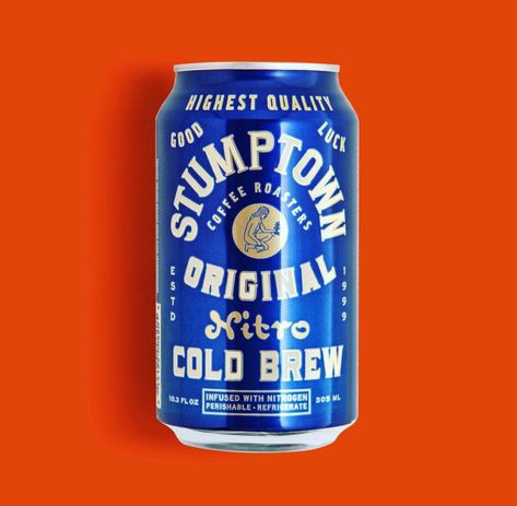 Experimentation Art, Stumptown Coffee Roasters, Stumptown Coffee, Peets Coffee, Nitro Cold Brew, Alcohol Packaging, Instagram Brand, Branding Design Packaging, Instagram Branding