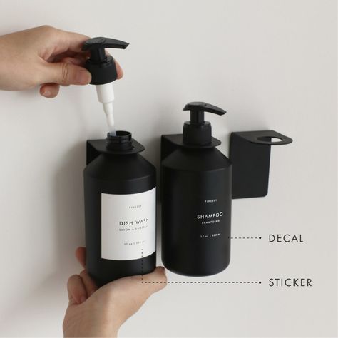 Finessy (@finessynyc) • Instagram photos and videos Hotel Merch, Shampoo And Conditioner Dispenser, Shampoo And Conditioner Bottles, Shower Dispenser, Shower Soap Dispenser, Soap Dispenser Wall, Bathroom Aesthetics, Compact Bathroom, Spa Style