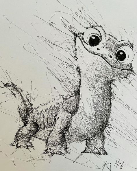 Geko Lizard Art, Frozen Lizard Drawing, Geko Lizard Drawing, Cute Lizard Drawing, Lizard Sketch, Lizard Drawing, Frozen 3, Dbz Drawings, Tattoo Disney