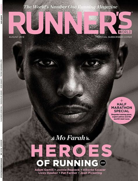 50 years of Runner's World coversrunnersworlduk Example Of Magazine, Digital Magazine Design, Mo Farah, Annual Report Covers, Magazine Design Inspiration, Running Magazine, Sports Magazine, Runner's World, Runners World