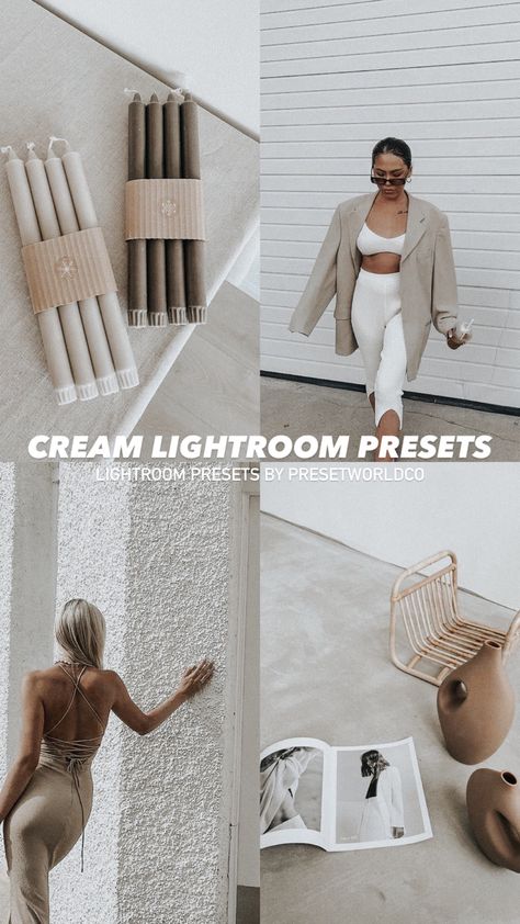 Vsco Lightroom Presets, Beige Instagram, Presets Vsco, Ig Feed Ideas, Instagram Board, Vsco Presets, Cream Aesthetic, Free Presets, Ig Feed