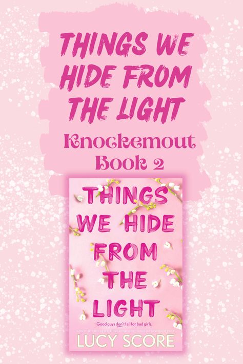 Things We Hide From The Light is the sequel to TikTok’s latest craze: Lucy Score‘s Things We Never Got Over. As the second novel in a trilogy of spicy, heart-fluttering romance, this novel needs to be bumped up to #1 on your to-read list! With familiar faces, small-town vibes, and an adorable little puppy, Things We Hide From The Light is a strong instalment to the well-beloved Knockemout series. Come with us and take a look at this novel! #lucyscore #lucyscorebooks #thingswehidefromthelight Lucy Score, Puppy Things, Military Romance, Read List, Romantic Suspense, Little Puppies, Romantic Comedy, Bad Girl, Small Town