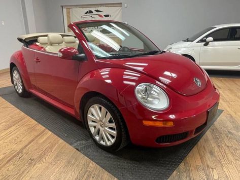 2009 Volkswagen New Beetle Convertible For Sale in Marietta, GA Volkswagen Convertible Beetles, 2009 Volkswagen Beetle Convertible, Ve Beetle, Volkswagen Beetle Aesthetic Interior, Buggy Convertible, Beetles Car, Buggy Volkswagen, 2009 Volkswagen Beetle, Beatles Car