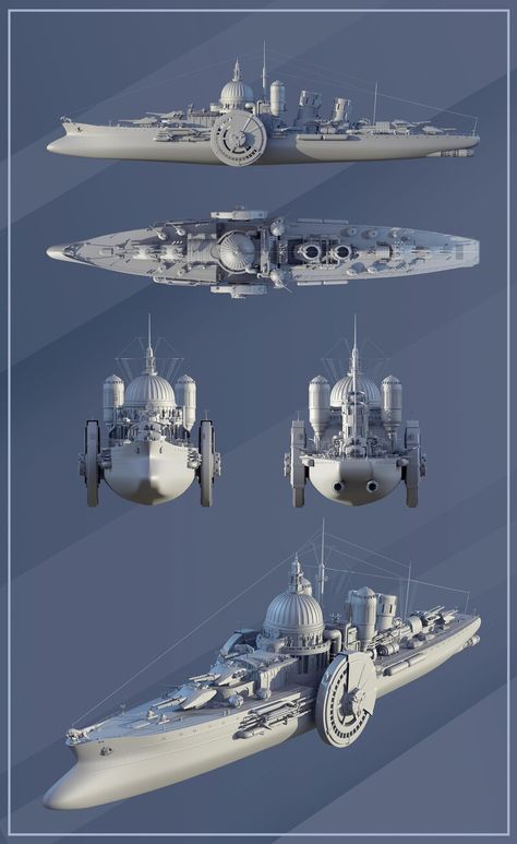 ArtStation - Steampunk ship, K D Steampunk Ship Concept Art, Steampunk Ship, Airship Art, Model Sailing Ships, Steampunk Vehicle, Empire Design, Steampunk Airship, Arte Steampunk, Tactical Gear Loadout