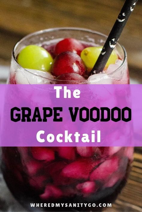 The Grape Cocktail Voodoo Recipe Grape Cocktail Recipes, Grape Juice Cocktail, Grape Cocktail, Grape Cocktails, Grape Vodka, Grape Crush, Summer Vodka Cocktails, Grape Recipes, Vanilla Vodka