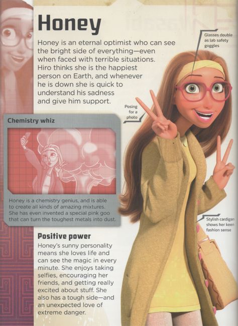 Honey Lemon Aesthetic, Honey Lemon Big Hero 6 Fanart, Chem Aesthetic, Big Hero 6 Honey Lemon, Big Hero 6 Characters, Chemistry Aesthetic, Disney Genderbend, Romanticize School, Project Mc2