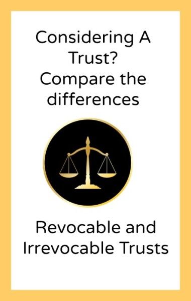 Ready For A Trust? Difference between revocable and irrevocable trusts. Family Emergency Binder, Revocable Trust, Revocable Living Trust, Estate Planning Checklist, Retirement Strategies, Retirement Advice, Emergency Binder, When Someone Dies, Living Trust