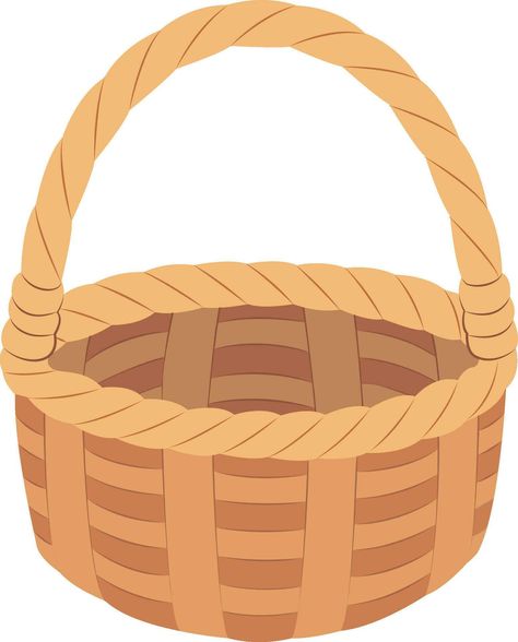 Empty wicker basket. isolated on white background basket. Basket Clipart, Tree Saw, Wedding People, Heart Tree, Cityscape Photos, Logo Banners, Wicker Basket, Nature Backgrounds, Heart With Arrow