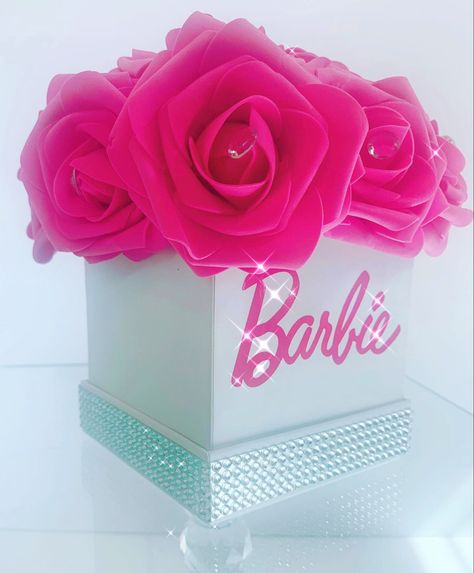 Magic Tricks For Kids, Homes Ideas, Christmas Barbie, Flower Boutique, Baby Pink Aesthetic, Barbie Party, Glam Decor, Flower Box, Custom Decor