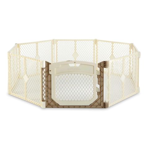 Ultimate 8 Panel Baby Play Yard, Made in USA: Safe Play Area, Indoors/Outdoors, Freestanding. 6.5 feet corner to corner (26" Tall, Ivory), 1 Count (Pack of 1) Cheap Bed, Fireplace Safety, Baby Play Yard, Exterior Fireplace, Outdoor Fireplace Designs, Baby Safety Gate, Baby Playpen, Baby Gates, Play Furniture