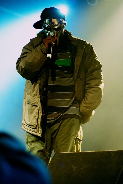 Mf Doom Outfit, Mf Doom Aesthetic, Illest Villain, Aesthetic Rapper, Cultura Hip Hop, Doom 3, Hip Hop Classics, Real Hip Hop, Mf Doom