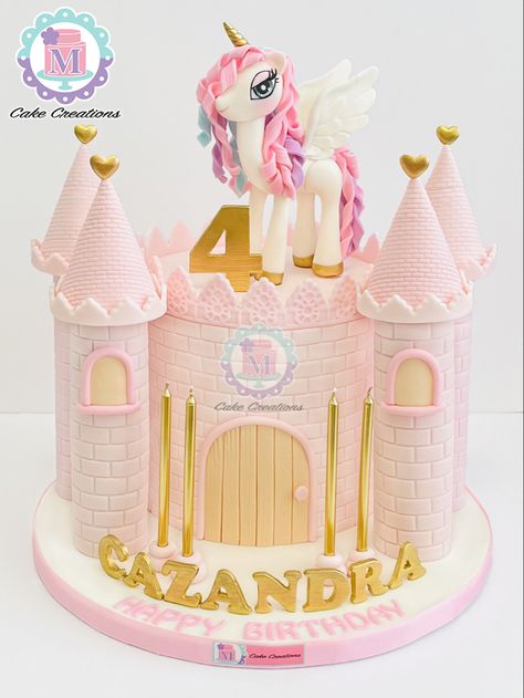 Unicorn Castle Cake, Cakes Without Fondant, Unicorn Castle, Castle Cakes, Castle Birthday Cakes, Princess Castle Cake, Bolo Barbie, Cake Pop Decorating, 3d Mapping