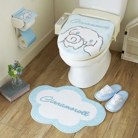 Sanrio Room, Hello Kitty Room Decor, Japanese Toilet, Hello Kitty Rooms, Sanrio Cinnamoroll, Hello Kitty Birthday, Sanrio Wallpaper, Cute Room Ideas, Toilet Covers