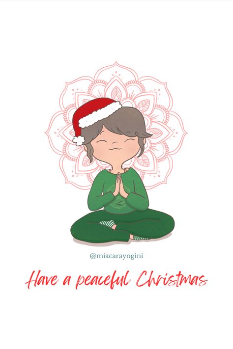 This printable wall art is the perfect blend of holiday merriment and the serenity of yoga! A great way to decorate your yoga studio walls and greet your yoga students during the holidays. Also a lovely yoga teacher present. Cute Christmas Presents, Yoga Teacher Resources, Yoga Studio Decor, Pose Yoga, Yoga Gifts, Studio Decor, Yoga Studio, Yoga Teacher, Custom Illustration