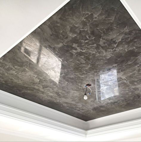 Ceiling Texture Types, Venetian Plaster Walls, Polished Plaster, Ceiling Texture, Wall Panel Design, Plaster Ceiling, Stucco Walls, Venetian Plaster, Wall Paint Designs