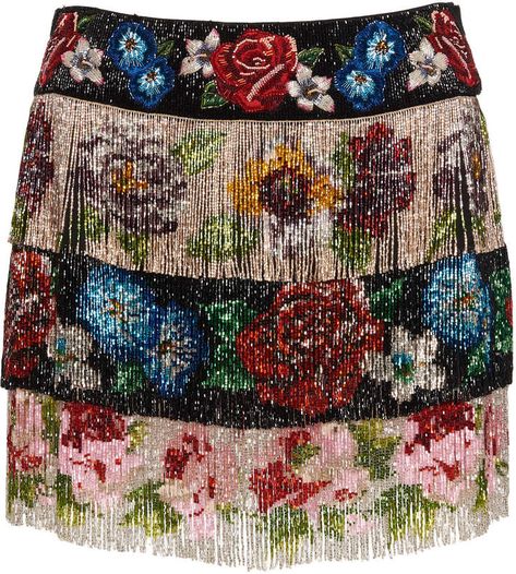 Png Outfits, Upcycle Design, Fringe Mini Skirt, Dolce And Gabbana Fashion, Beaded Skirt, Bead Embroidery Tutorial, Summer Swag, Miniskirt Outfits, Beaded Fringe